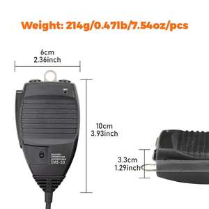 Microphone Radio EMS-53 8pin DTMF Micro portable pour Alinco DR-03T DR-06T DR-145 DR-135T DR-235T DR-235E <span class=keywords><strong>DR620</strong></span> DR-610 DR-435 Radio - Product Image 4