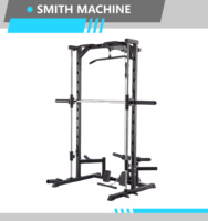 Barre de traction portable multi-positions, rack de musculation solide, machine Smith intégrée, presse à jambes, station d'exercices multifonction