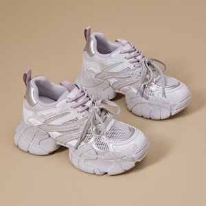 Baskets Chunky à Semelle Épaisse pour Femmes – Nouveautés Printemps-Été 2026 – Tendance, Respirantes en Maille, Décontractées - Product Image 6