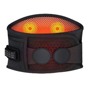 Portable Cordless Back Lumbar Massager Wireless <b>Remote</b> 3-Level Heat <b>Vibration</b> Slimming 180 Mins Battery Life Waist Belt Wrap - Product Image 2