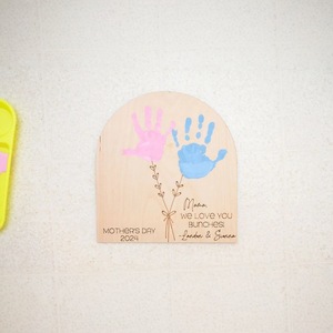 ป้ายไม้ลายมือลายดอกไม้ ของตกแต่งบ้าน ของขวัญวัน<span class=keywords><strong>แม่</strong></span> ป้ายชื่อเด็กแบบกำหนดเองได้ ของที่ระลึก งานฝีมือ DIY ขายส่ง - Product Image 3