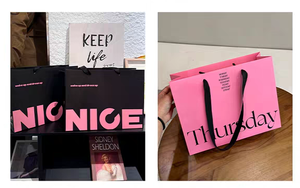 Custom Logo Full <strong>Printing</strong> Luxury Retail Boutique <strong>Paper</strong> <strong>Bag</strong> Shoes Clothing Shopping Gift <strong>Paper</strong> <strong>Bag</strong> With Handle Clothing - Product Image 4