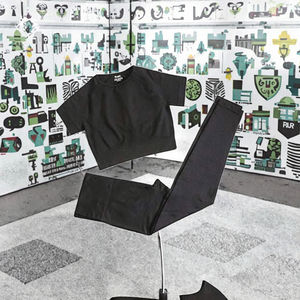 Ensemble de sport 2 pièces personnalisé avec logo, respirant, pour femmes grandes tailles, idéal pour la gym, le fitness et le yoga – Fabricant de vêtements de sport - Product Image 3