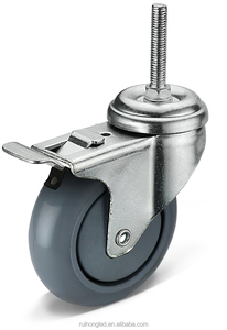 Hochwertiges industrielles Bolzen loch Polyurethan-PU-Rund gießer mit PP-Kern für Griff wagen <span class=keywords><strong>2</strong></span> in 3 in 4 in 5 Zoll - Product Image 6