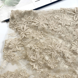 Elegante Tela de Encaje Jacquard Chantilly Africana para Coser, Material de Encaje Floral Suave al Tacto para Decoración del Hogar, Accesorios Aso Ebi - Product Image 2