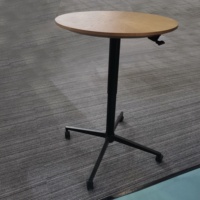 Table de bureau à domicile 1 jambe levage assis debout bureau hauteur réglable pneumatique grande table conception debout bureau réglable
