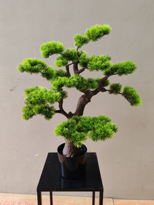 Realistic Eco-friendly Artificial Bonsai Tree with High Simulation <b>Leaves</b> for Home Office Garden <b>Decor</b> - Product Image 1