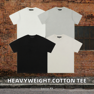 Camiseta Extra Grande para Hombre, 260g, 100% Algodón, Tejido Grueso, Cuello Redondo, Estilo Casual Urbano, Logotipo Personalizado - Product Image 2