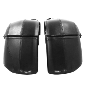 Bolsa Universal de cuero para SILLÍN de motocicleta, bolso lateral para Harley Suzuki <span class=keywords><strong>Kawasaki</strong></span> Yamaha <span class=keywords><strong>Victory</strong></span> - Product Image 3
