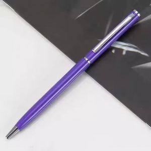 Bolígrafo Metálico Delgado de Alta Calidad para Regalo Empresarial, Publicidad de Oficina, Personalizable con Logotipo, Nuevo y en Oferta 2025 - Product Image 5