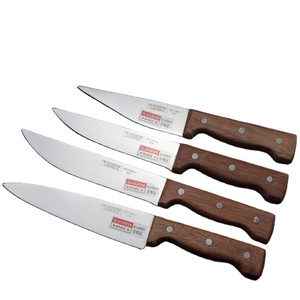 Hot sale stainless steel 4Cr14Mov wooden handle Thickened sharp slaughter Cleaver master knife kitchen knife