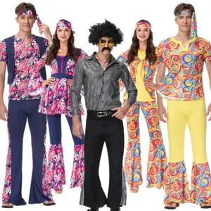 Novità 70's Disco Dynamite Dude Costume Disco King-Costume adulto per uomini e donne