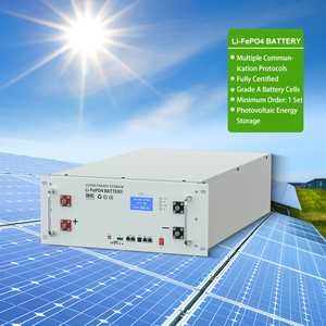 Batterie solaire au lithium 5 kWh 10 kWh 15 kWh pour système de stockage d'énergie domestique 48 V 51,2 V 100 Ah 200 Ah 300 Ah - Product Image 1