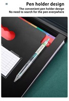 Porte-documents accordéon A4 extensible avec poignée, 12/24 pochettes, en PP arc-en-ciel, pour le bureau et l'école
