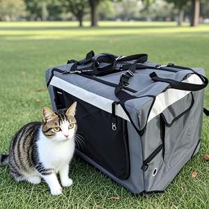 Customized Soft Scratch Proof Breathable Pet <b>Dog</b> <b>Crate</b> Collapsible Portable Travel Pet Soft <b>Dog</b> <b>Crate</b> - Product Image 1