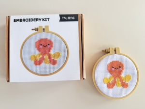 <span class=keywords><strong>Kit</strong></span> de <span class=keywords><strong>Bordado</strong></span> DIY para Niños y Estudiantes, Creativo <span class=keywords><strong>Punto</strong></span> de <span class=keywords><strong>Cruz</strong></span>, Pulpo, Tradicional, de Polialgodón, Hecho a Mano, Regalo - Product Image 1