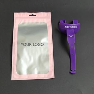 Paket kustom pelindung mulut sepak bola Amerika dengan tali pelindung bibir bahan silikon lembut Logo kustom - Product Image 2