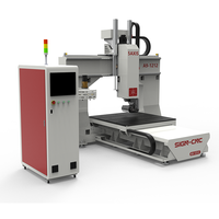 Machine de gravure CNC 5 axes ATC de haute qualité avec commande Syntec, moteur, outil de changement de disque pour le travail du bois, gravure 3D sur bois/EPS/mousse/ABS