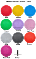 Coussin d'équilibre gonflable en PVC texturé, disque d'équilibre pour la stabilité, exercices de yoga, entraînement intérieur et extérieur