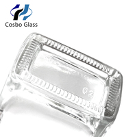 Bouteille diffuseur vide en verre de qualité supérieure, 50ml, 100ml, 275ml, pour décoration intérieure, avec boîte, design unique, fabriquée en Chine