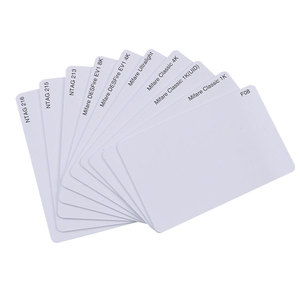 Top vente 13.56MHz PVC IC carte de visite intelligente 0.9mm épaisseur <span class=keywords><strong>NFC</strong></span> carte UID en plastique blanc pour le contrôle d'accès - Product Image 2