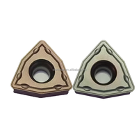 Plaquettes de tournage en carbure pour tour CNC, acier au tungstène, revêtement PVD CVD, outils de perçage haute dureté, modèle OEM WCMX030208-FN