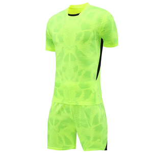 Özel mavi kırmızı erkek 100% Polyester spor spor kişiselleştirilmiş futbol forması kulübü adı 3D nakış setleri üniforma - Product Image 3