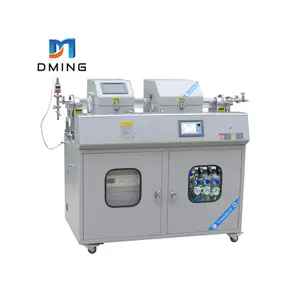 PECVD Double zones Vacuum ceramic cvd machine Tube Furnace