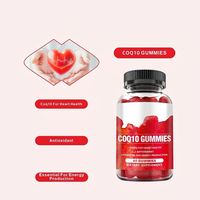 Gomitas de Coenzima Q10 de Marca Privada HDK OEM ODM para la Salud del Corazón, Producción de Energía, Antioxidante, Veganas, Sin Azúcar, 60 Unidades