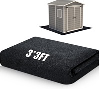 Tapis de sol en feutre antidérapant, lavable et imperméable pour abri de jardin extérieur, tente ou mobilier de camping