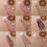 Pinces à cheveux tressées en forme de cœur papillon pour enfants, épingles à cheveux dreadlocks colorées, accessoires de coiffure pour spectacles sur scène