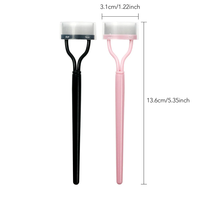 VEYES Ensemble de Peignes à Cils Portable Brosses Ventilateur Plat Jetable Manche en Métal Cristal Nylon Plastique Outil de Maquillage Outil de Beauté quantité minimale de commande 50pcs