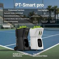 Machine de lancement de balles de padel exceptionnelle pour l'entraînement à domicile, avec dispositif de programmation d'entraînement intelligent
