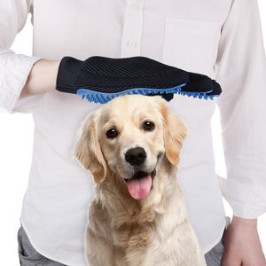 Gant de massage et de toilettage pour animaux de compagnie, cinq doigts, en silicone, pour l'épilation des chats et chiens, pour le bain et le lavage des poils, vente en gros - Product Image 6
