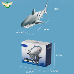 Yf 2.4GHz RC thuyền cá mập Đồ chơi mô phỏng không thấm nước RC động vật đồ chơi ngoài trời nước chơi 7CH điều khiển từ xa đồ chơi cá mập - Product Image 6