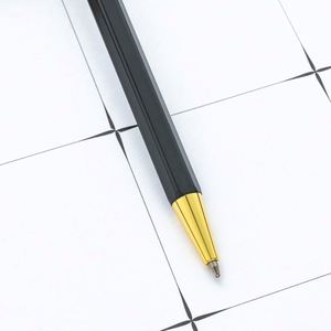 1.0Mm Hexagonal Push-Button Ballpoint Custom Logo Office & Student Writing Hotel Promotional Advertising Gift <b>Pen</b> - Product Image 3