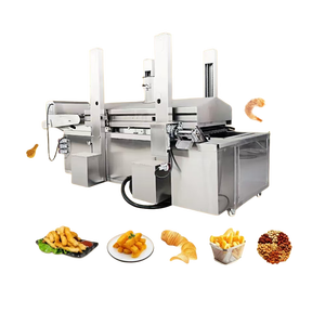 <span class=keywords><strong>Ligne</strong></span> de machines de friture profonde automatique continue pour galettes de pommes de terre, nuggets de poulet, galettes de viande, tartes à la viande, pour KFC - Product Image 2