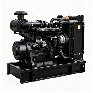 เครื่องกำเนิดไฟฟ้าเงียบ 80kW รุ่น R4108ZD ขนาด 108 มม. แบบเทอร์โบชาร์จ 218 กรัม/กิโลวัตต์ H กำลังไฟต่ำสำหรับอุตสาหกรรม รุ่น R4108ZD กำลังไฟสูง ลดราคาพิเศษ - Product Image 1