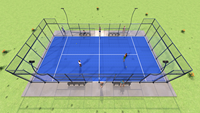 Terrain de Padel Prix de Gros Direct Usine Nouveau Modèle