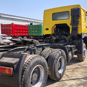 Tractor Sinotruk Howo, exportaciones de China, tres cabezas de remolque de tracción, semirremolque usado, tractor de Doble accionamiento, modelos Howo de una sola unidad - Product Image 2