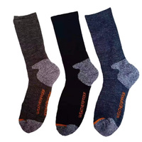 Chaussettes de sport en laine mérinos tricotées ODM, épaisses et chaudes pour l'hiver, pour hommes et femmes - Chaussettes de ski, d'alpinisme et de randonnée