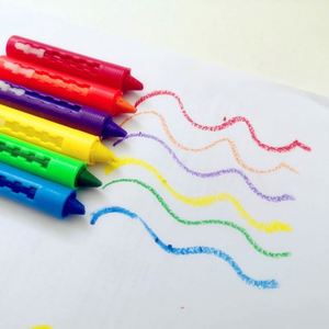Juego de Crayones de Baño al por Mayor, 6 Colores, Fáciles de Limpiar, No Tóxicos, Lavables, Juguetes de Baño para Niños, para Dibujar - Product Image 2