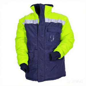 Jaket Kerja Anti Air Reflektif Berlapis untuk Ruang Pendingin/<span class=keywords><strong>Freezer</strong></span>, Diskon Besar - Product Image 3