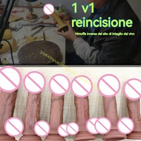 Grand Dildo en Silicone Liquide Haut de Gamme, Réaliste et Veiné, pour Adultes, Personnalisable avec Étiquette Privée, Moule Naturel pour Dildo