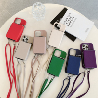 Pochette arrière portefeuille à fermeture éclair pour iPhone 13/14/14 Pro, pour iPhone 14 Promax housse de carte de crédit