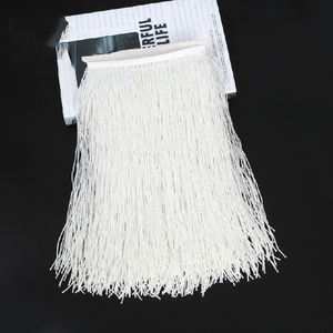 Nuova <span class=keywords><strong>Passamaneria</strong></span> in Pizzo con Perline di Vetro Fatte a Mano da 30 CM (11.8 Pollici) per Abiti e Vestiti, Frange con Nappe per Capi d'Abbigliamento - Product Image 6