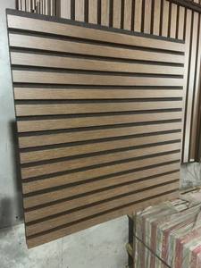 Akupanel High NRC 90% Panneaux de plafond en MDF et bois massif absorbant le son Conception de modèle 3D pour la séparation <span class=keywords><strong>acoustique</strong></span> de hall de <span class=keywords><strong>bureau</strong></span> d'hôtel - Product Image 2