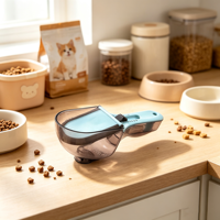 Ensemble de cuillères doseuses réglables en plastique écologique pour lait en poudre et café – Essentiels de cuisine pour la pâtisserie