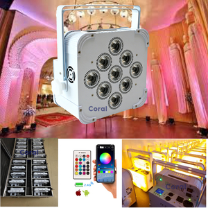 Meistverkauftes 9X18W Vollfarbiges LED-Akku-<span class=keywords><strong>PAR</strong></span>-Licht für Party-Verleih-Beleuchtung - Product Image 2