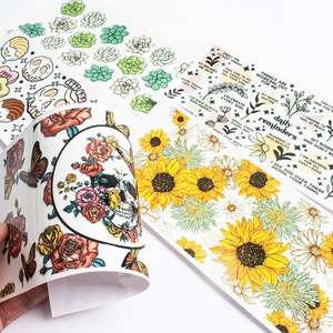 Prêt à expédier <span class=keywords><strong>maman</strong></span> professeur fille noire UVDTF UV-DTF tasse gobelet autocollant UV DTF tasse Wrap transferts pour 16 oz 16 oz Libbey verre peut - Product Image 1